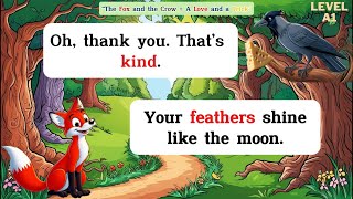 The Fox Tricks the Crow – Simple English Conversation (A1) screenshot 2