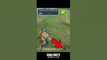 Smart MED Recommendation  Settings Tutorial in CODM BR💯🔥Codmobile🤕call of duty Pro Setting #shorts