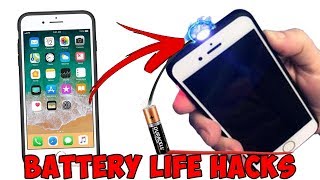 Battery life hacks | 5 minute crafts ...