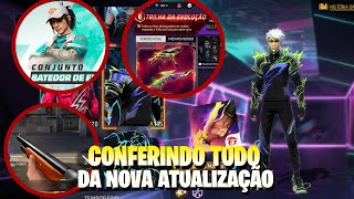 CONFERINDO TUDO DA NOVA ATUALIZAÇÃO OB45 DO FREE FIRE!! CONFIRA TODAS AS NOVIDADES QUE CHEGARAM!!