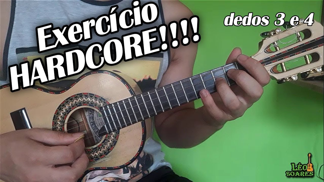 Exercício HARDCORE para os dedos 3 e 4 no cavaco - Como tocar cavaquinho