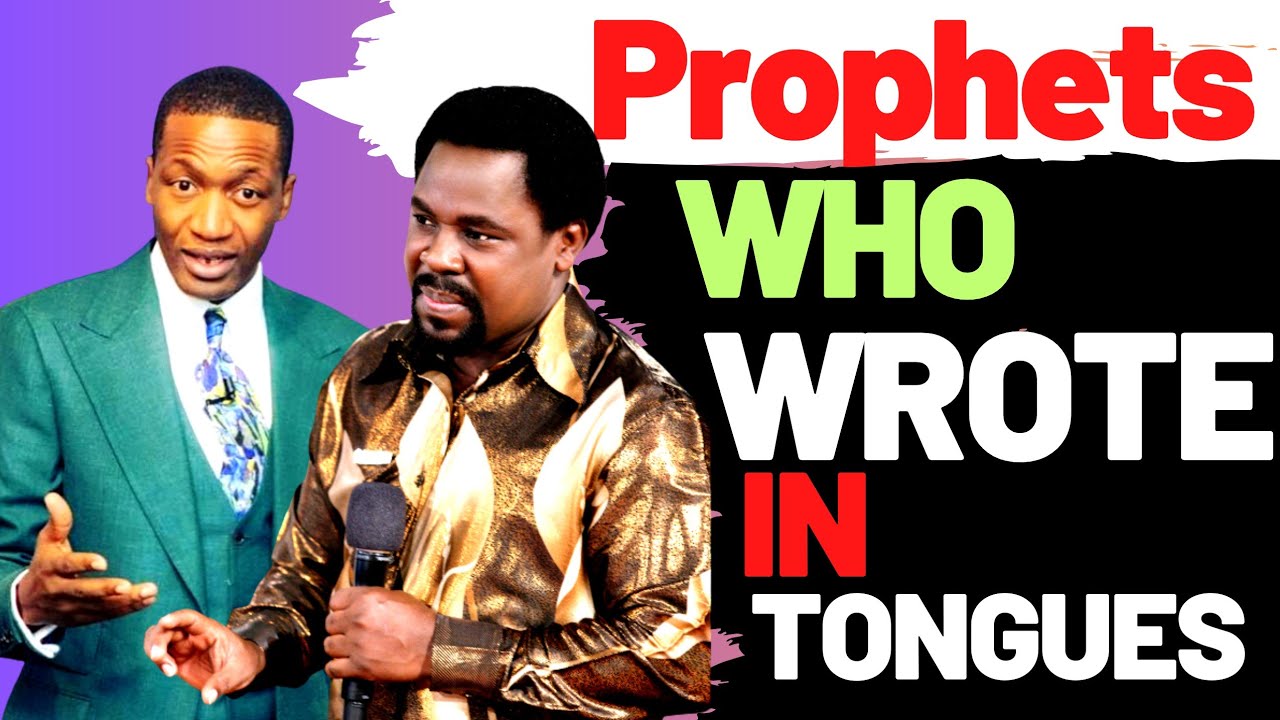 Prophets Who can WRITE, READ and SPEAK in tongues👈😳 - YouTube