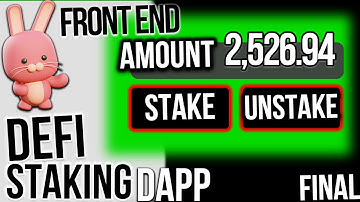 🤑Build Your Own Defi Staking dApp - Web3 Staking Farm Front-End - Final Vid!