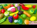 Cut vegetables and fruits! Let's learn the names of vegetables and fruits! @animekids
