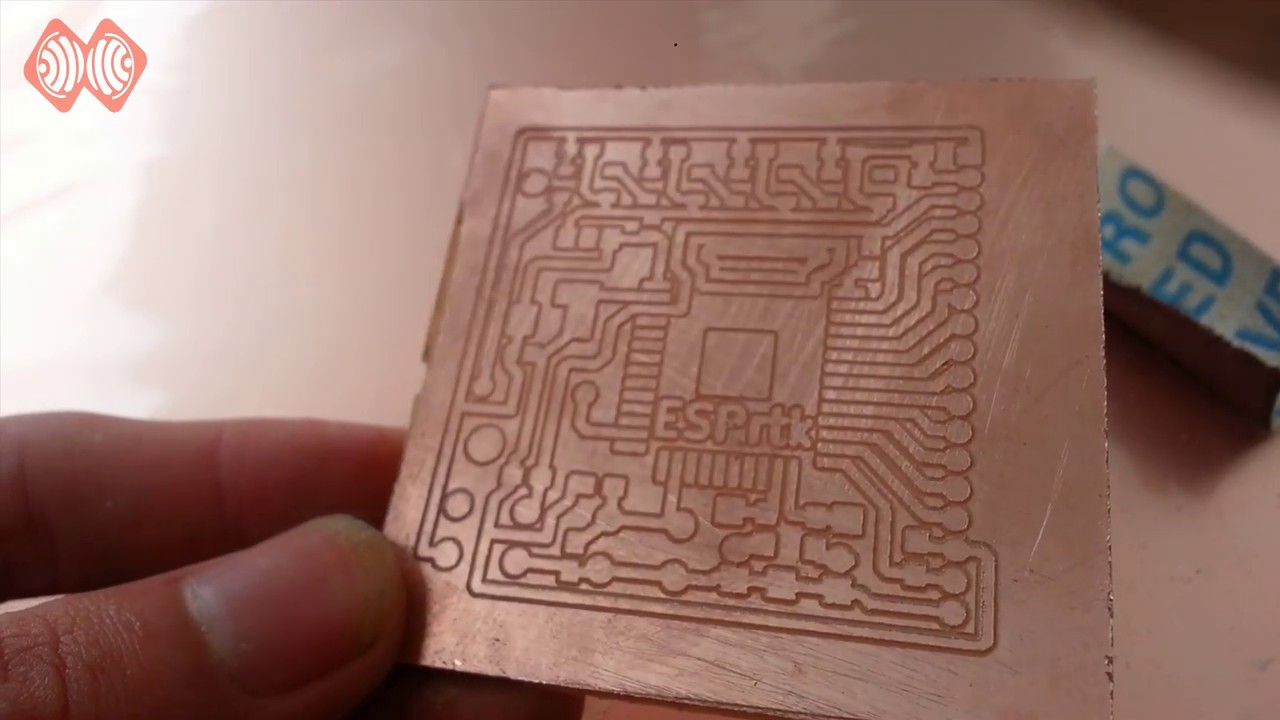 4 ESPrtk DIY PCB  CNC