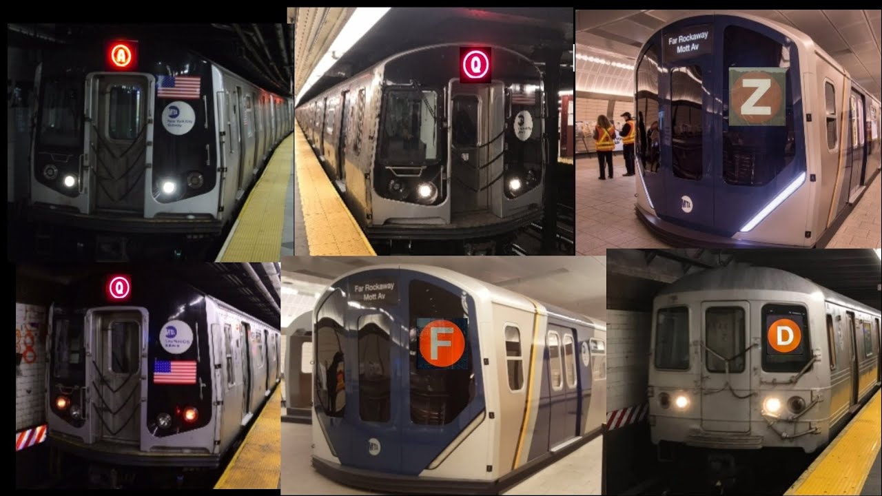 Foaming the R143 and R179 (Q) Train, R68 And R211 (F) Train, R211 (Z ...