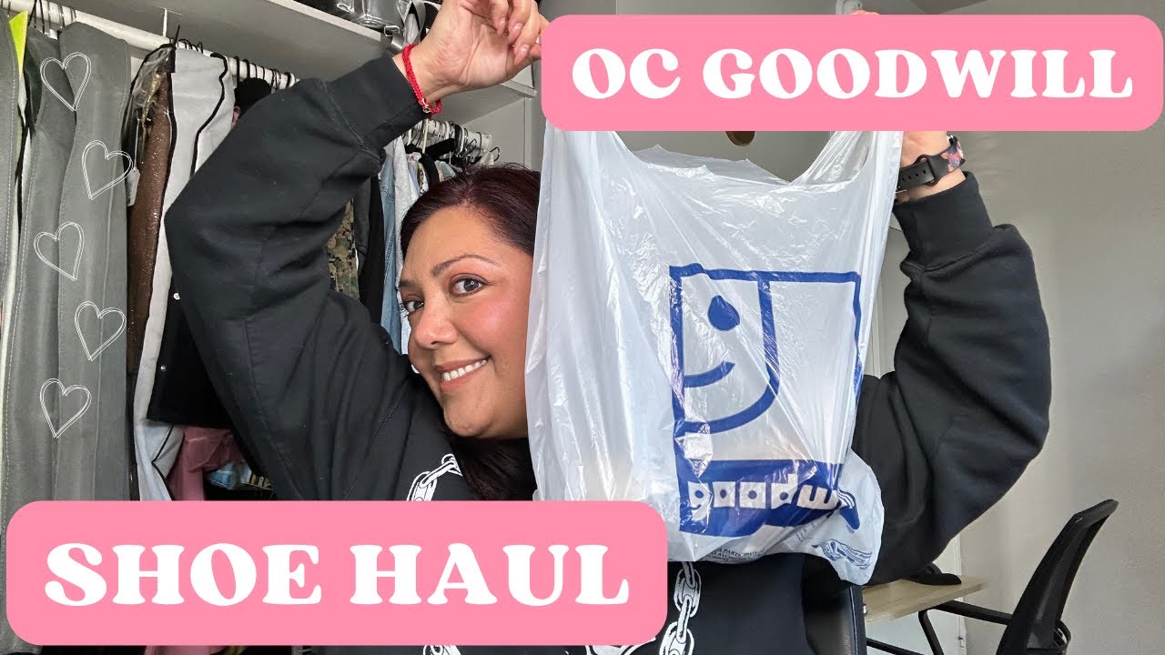 Thrift with me: OC Goodwill Shoe Haul to Resell on Poshmark and Ebay ...