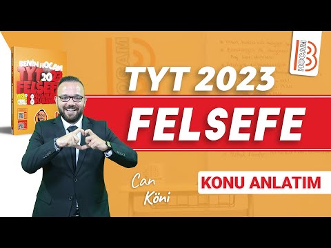 0)Can KÖNİ - Giriş(TYT-Felsefe) 2023