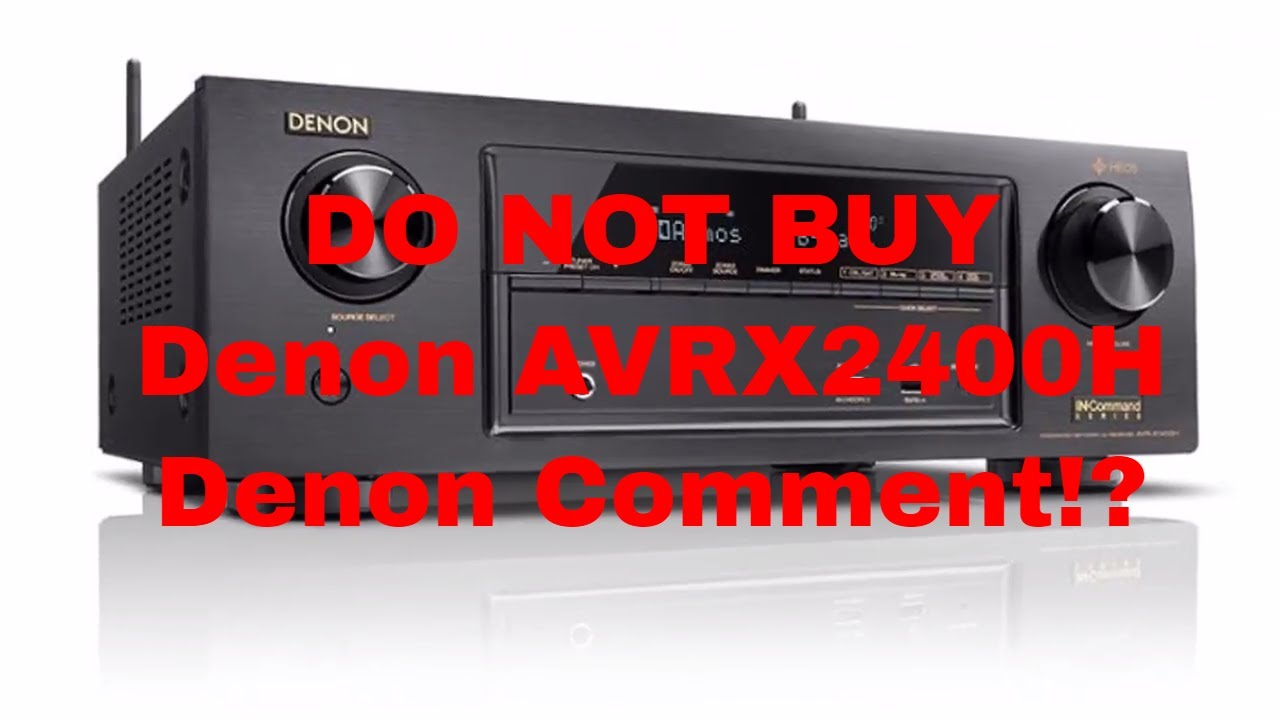 Update* Denon AVR X2300W - Dolby Vision & HLG - YouTube