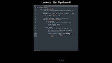 Leetcode 294. Flip Game II in Python | Python Leetcode | Python Coding Tutorial | Python Coding ASMR