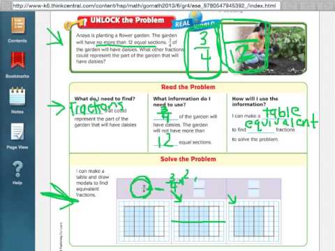 Go Math 6.5 Find Equivalent Fraction ● This video was created using Knowmia...