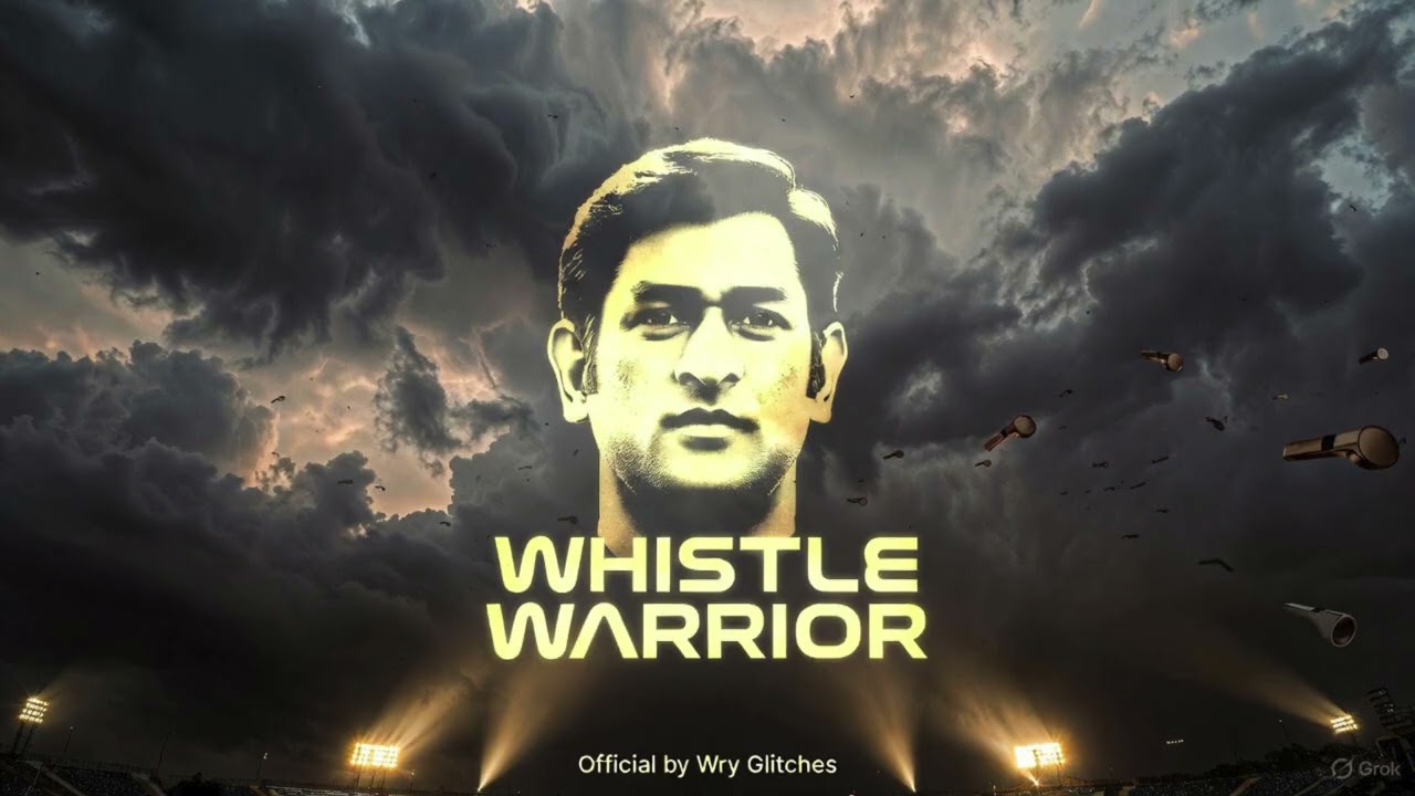 Whistle Warrior | MS Dhoni Chennai Anthem | 2025 Tribute | Official by Wry Glitches