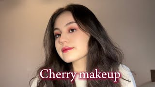 : GRWM: cherry makeup