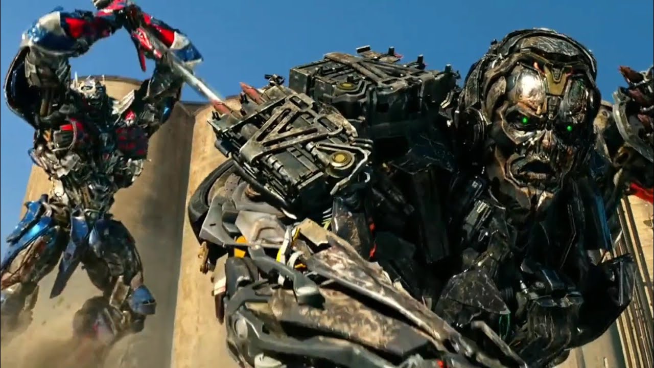 TRANSFORMERS: AGE OF EXTINCTION (2014) sub indonesia| optimus berhasil mengalahkan lockdown