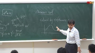 Lec15 微分方程 General First-Order Ordinary Differential Equations (1/3)