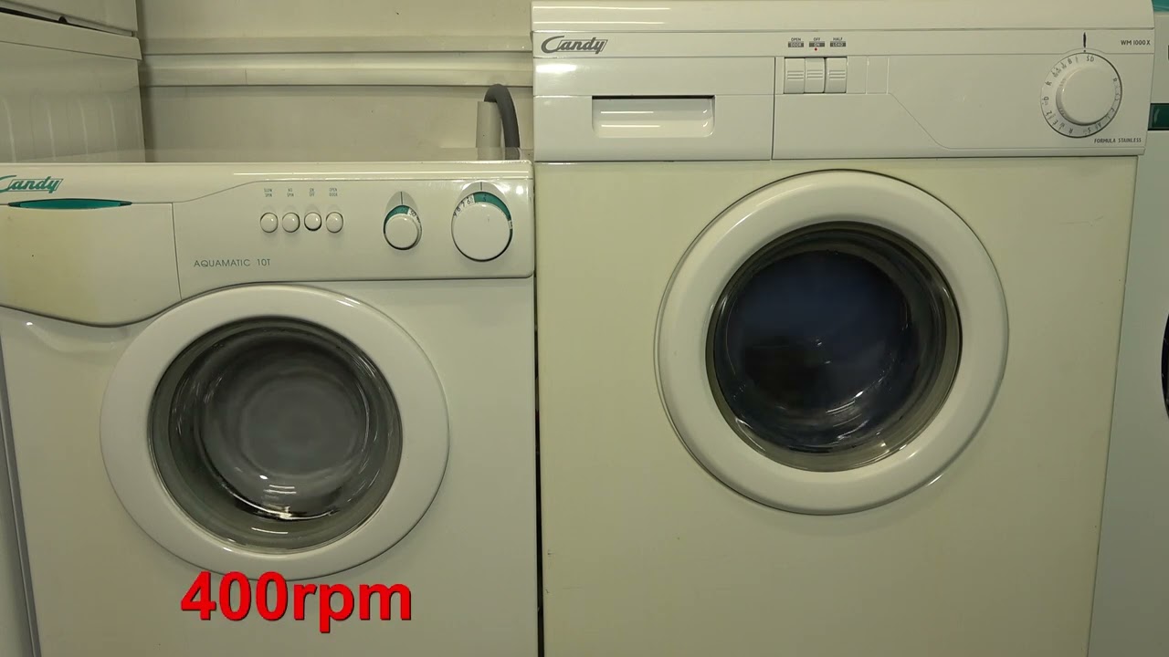 Spin Race - Compact Aquamatic Compact vs. normal candy / spin only 1000rpm