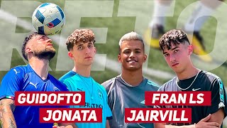 GUIDOFTO VS JONATA 26 VS JAIRVILL7 VS FRAN LUCENA 🎯⚽ Reto de Futbol