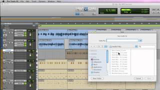 Pro Tools® SE - Exporting your Mix - Mac OS X