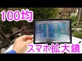 【百均紹介】スマホ拡大鏡＠Smartphone magnifying glass