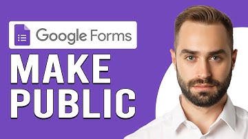 How To Make Google Forms Public (How To Set Your Google Form To Public)
