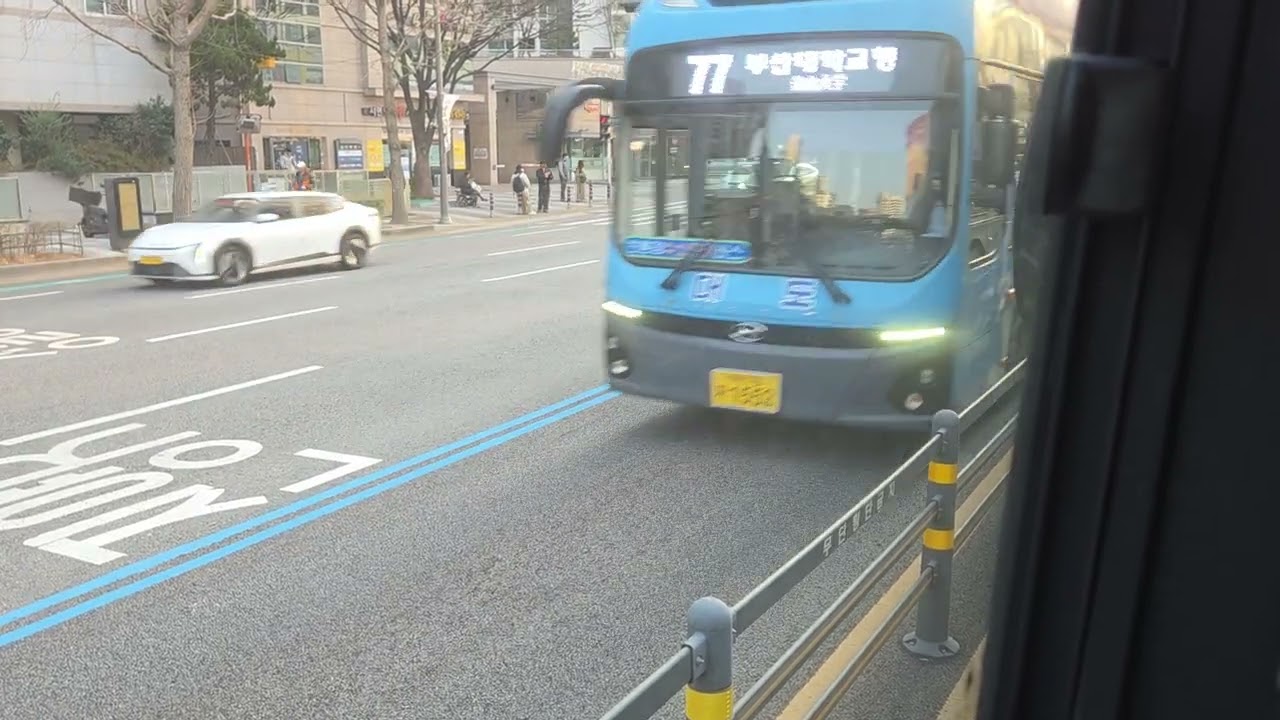 서면역.롯데호텔백화점~부산진우체국.가야1치안센터까지 주행영상( 한창여객 33번버스 ) 