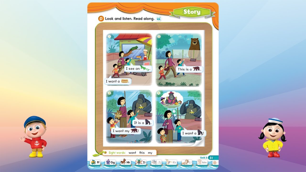 Oxford Phonics World 1 - Unit 3 - Story - YouTube