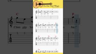 Con Chim Vành Khuyên - tab guitar
