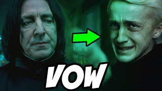 Why Snape Agreed To An Unbreakable Vow And To Kill Dumbledore - Harry Potter Explained