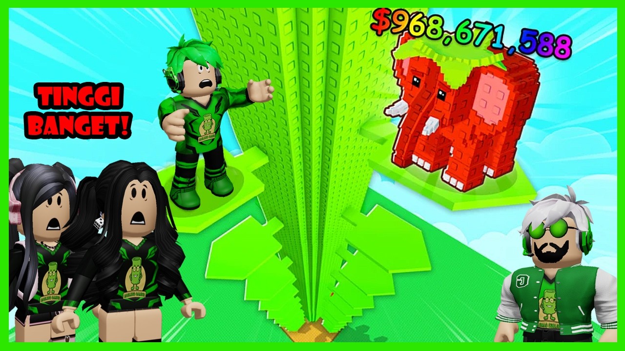 Aku Tumbuhkan Beanstalk Tertinggi Demi Ambil Brainrot Di Langit - Roblox Grow Beanstalk For Brainrot