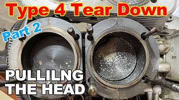 VW Type 4 Engine Rebuild - 1976 Porsche 912e 2.0 Type 4 Removing Heads Part 2