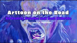Arttoon on the Road! Three Events, New Art & Monstrous Heads
