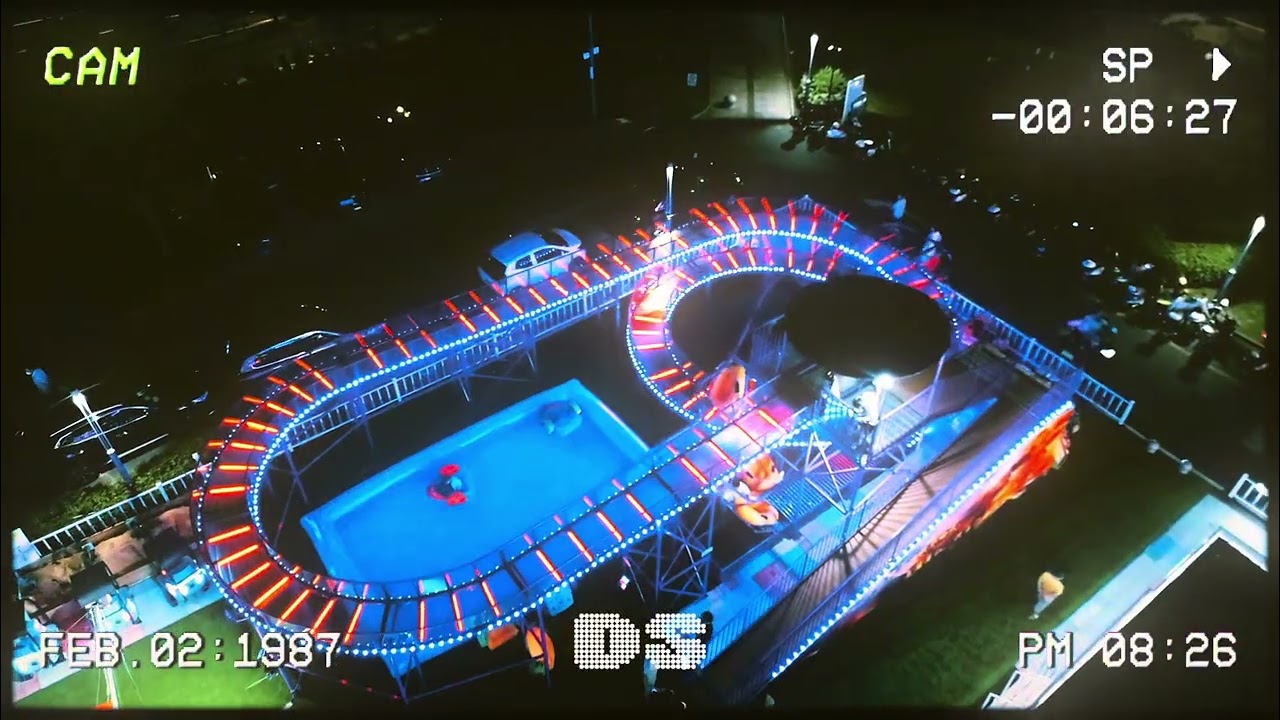 Mini glass water slide，China's new tourism products