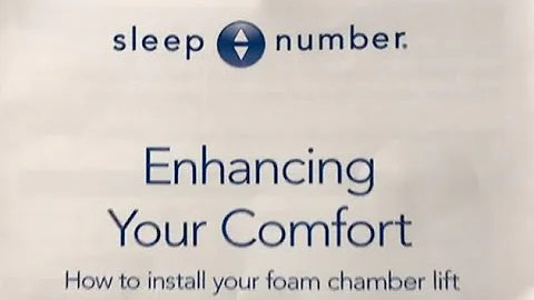 Sleep Number Bed - Adding an extra foam insert