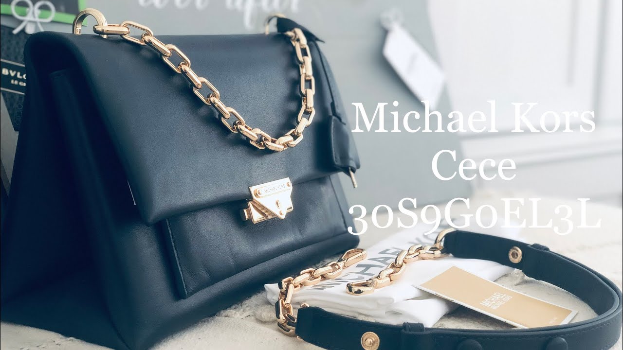 michael michael kors cece large leather shoulder bag