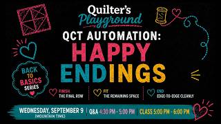 QCT Happy Endings: Borders, Corners & Fabric Compensation