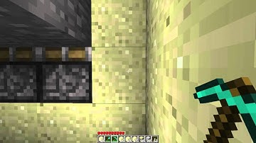 Minecraft - Piston Lava Bridge Tutorial