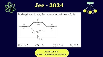 In the given circuit, the current in resistance R3 is: