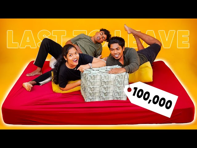 LAST TO LEAVE BED WINS Rs 100,000 🔥 Challenge video class=