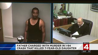 Man arraigned on felony charges after daughter's death