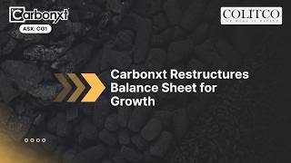 🚀 Carbonxt Group (ASX: CG1) Strengthens Balance Sheet as Kentucky Plant Nears Production! #Carbonxt