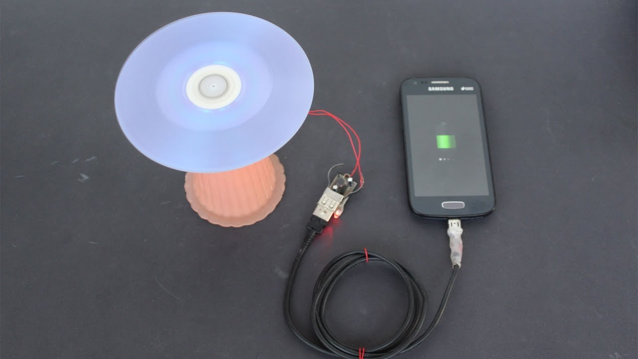 Free Energy Mobile Phone Charger at Home - YouTube