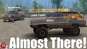 SpinTires MudRunner: ALMOST THERE!! Multiplayer with IR Part 3 (Hauling Mission)