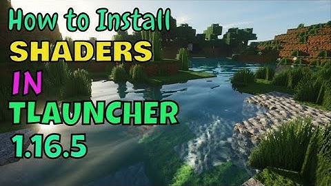 How to Install shaders in tlauncher 1.20.4 || RTX Shaders download for tlauncher 2024 !!