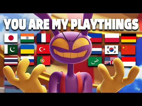'YOU ARE MY PLAYTHINGS!' in 21 languages | The Amazing Digital Circus (TADC Ep. 6) Multilanguage