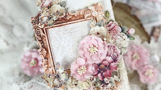 DIY Decoration - DIY Picture on Canvas - Lemoncraft Paper - Dear Diary Roses