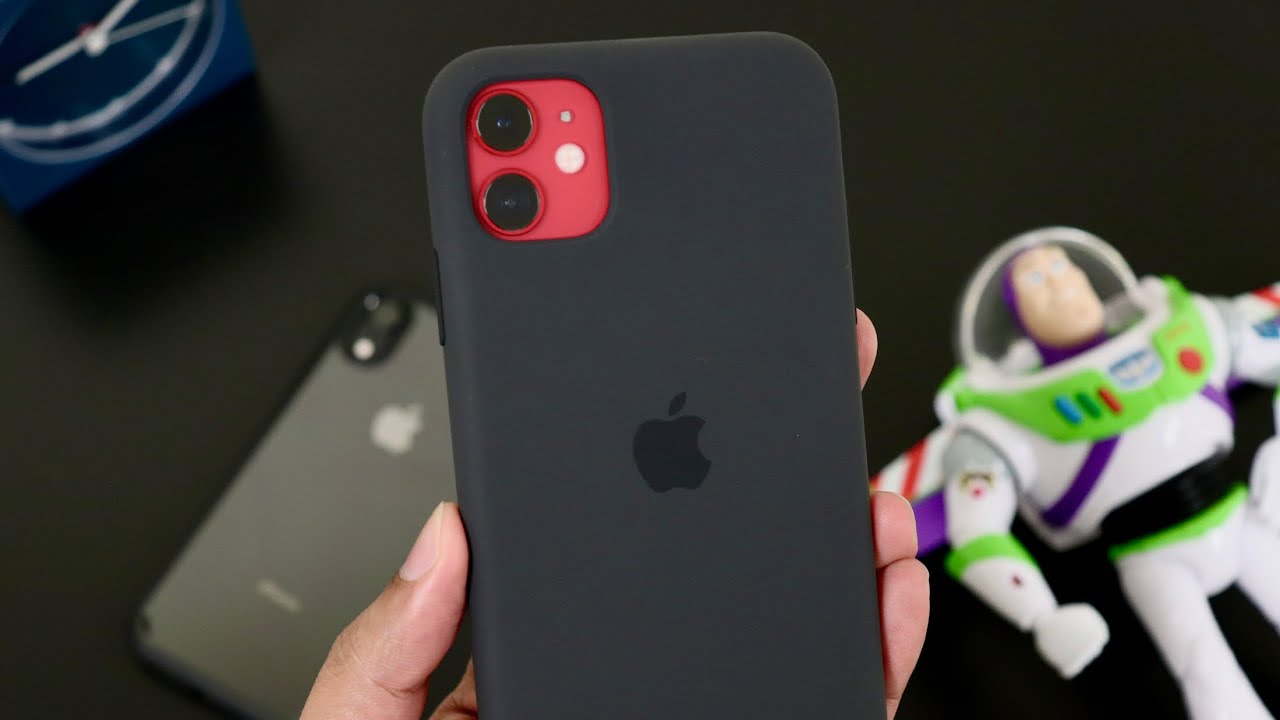 Iphone 11 Official Silicone Case Reviewblack Colour Youtube