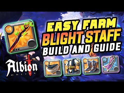 The Best PVE/PVP Weapon ⚚ Albion Online BLIGHT STAFF GUIDE | Blackboa