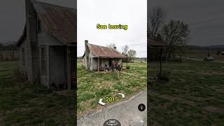 From laughter on the porch to silence… time changes everything 🏚️💔 #googlemaps #beforeandafter
