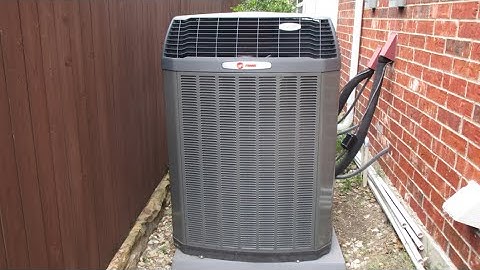 2018 Trane XV20i Variable Speed Air Conditioner Starting Up & Running
