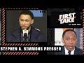 Stephen A. reacts to Ben Simmons’ introductory press conference with the Nets | First Take